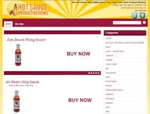Tablet Screenshot of hotsauceproductreviews.com